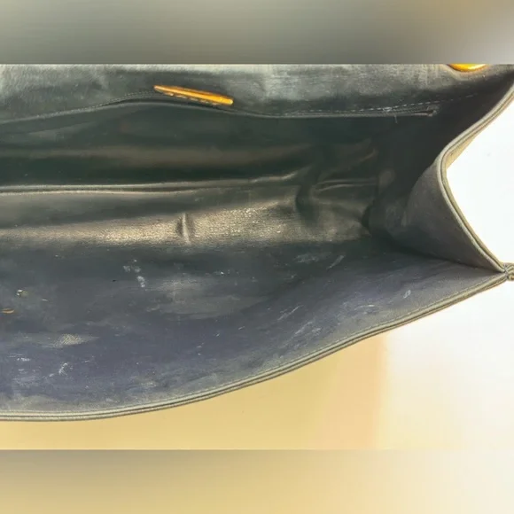 Bally-Authentic-Calf Skin Quilted Leather Black shoulder / crossbody bag - Picture 12 of 16